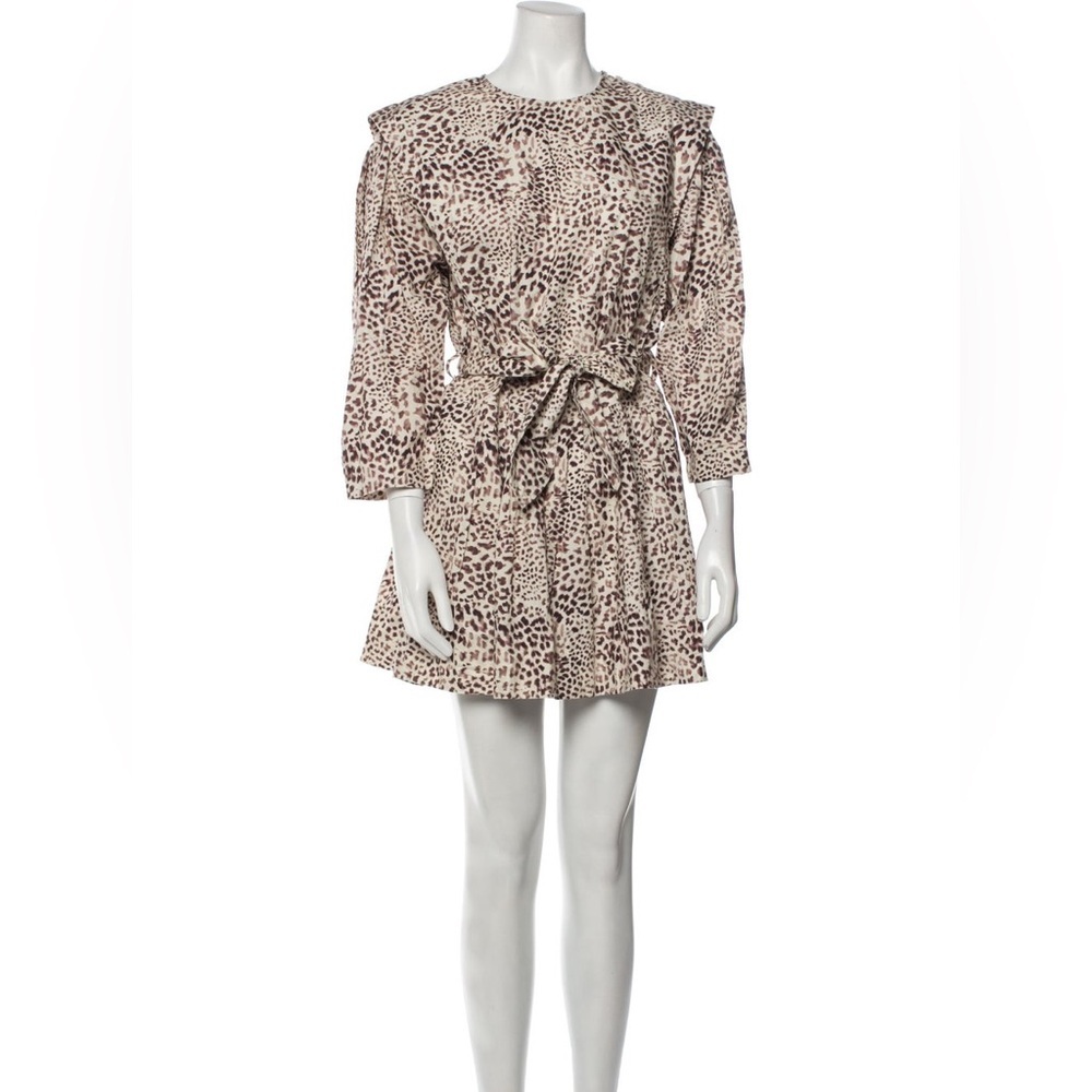 Sea New York Leopard Print Mini Dress